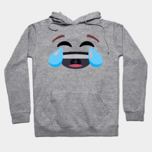 Laughing Crying Tears Emoji tee shirt group couple costume Hoodie